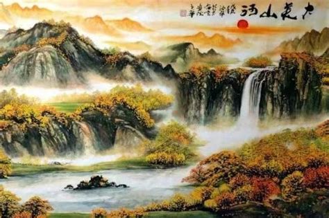 山水画 风水|山水画的风水作用和讲究